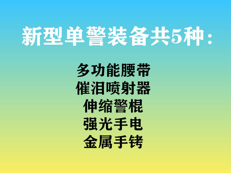 公安新型單警裝備的升級(jí)，意味著什么？